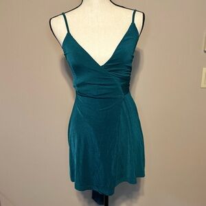 Showpo. Emerald Green Wrap Dress